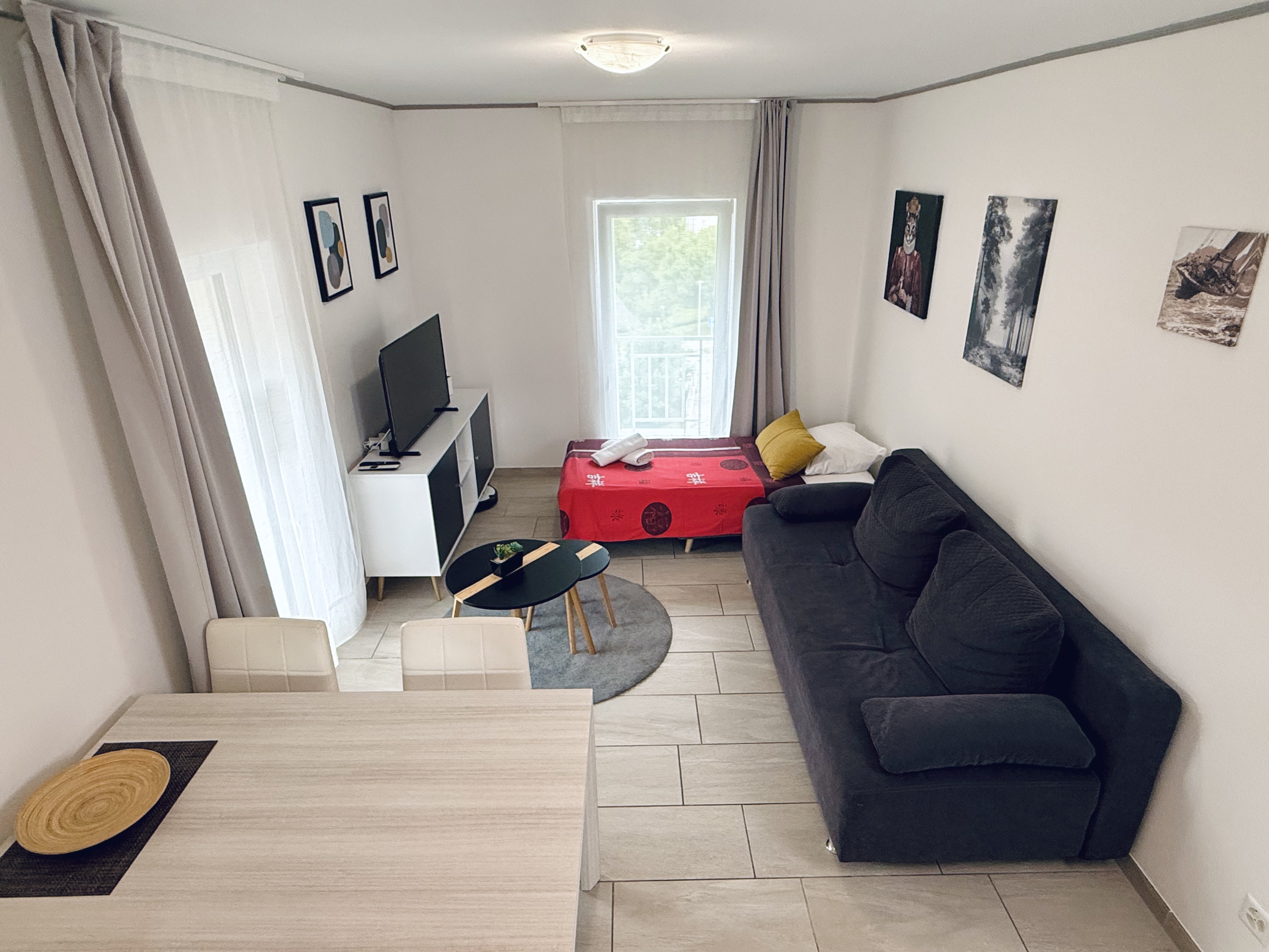Apartment Doppelzimmer mit Küche 48m²